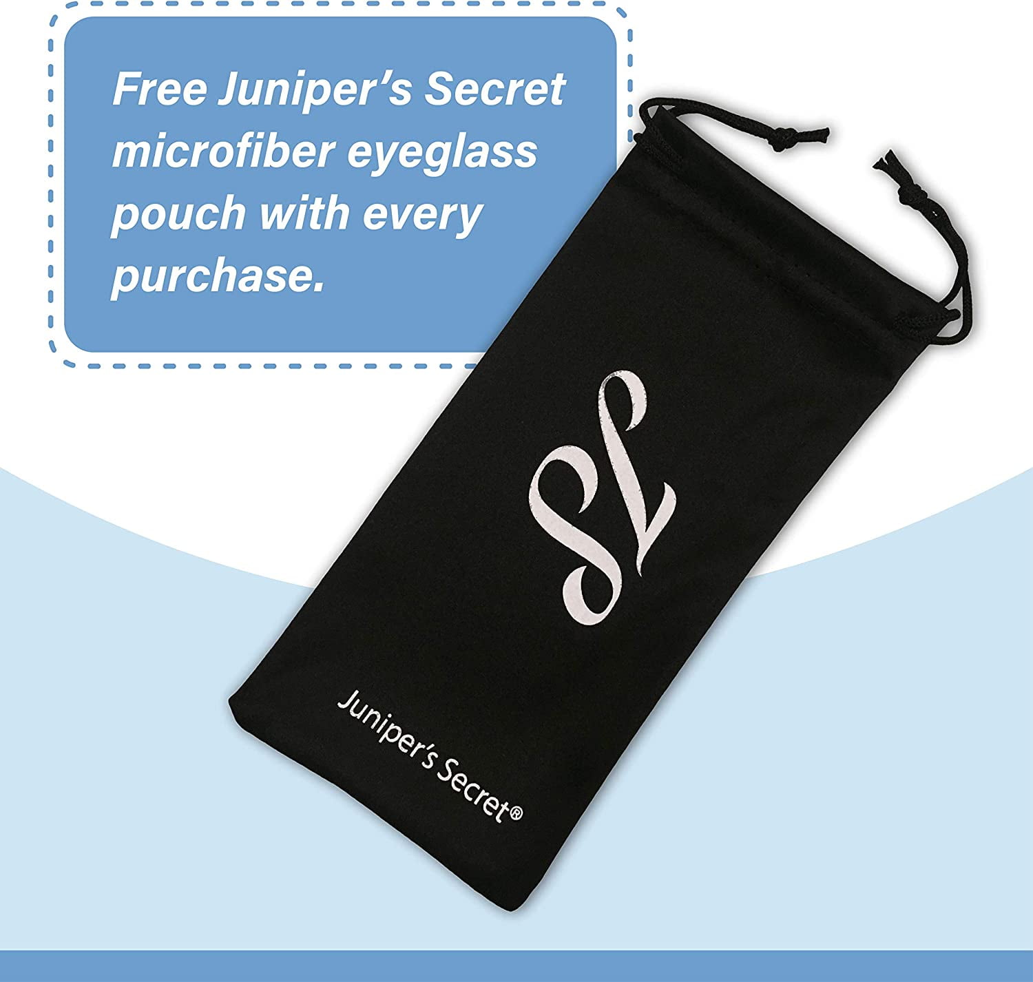 L  Pillow Case ver - 2 Pack Boomerang Body Pillow ver with Eyeglass Pouch (White)