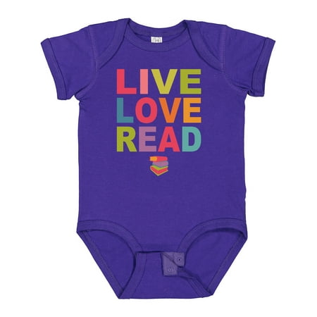 

Inktastic Live Love Read Gift Baby Girl Bodysuit
