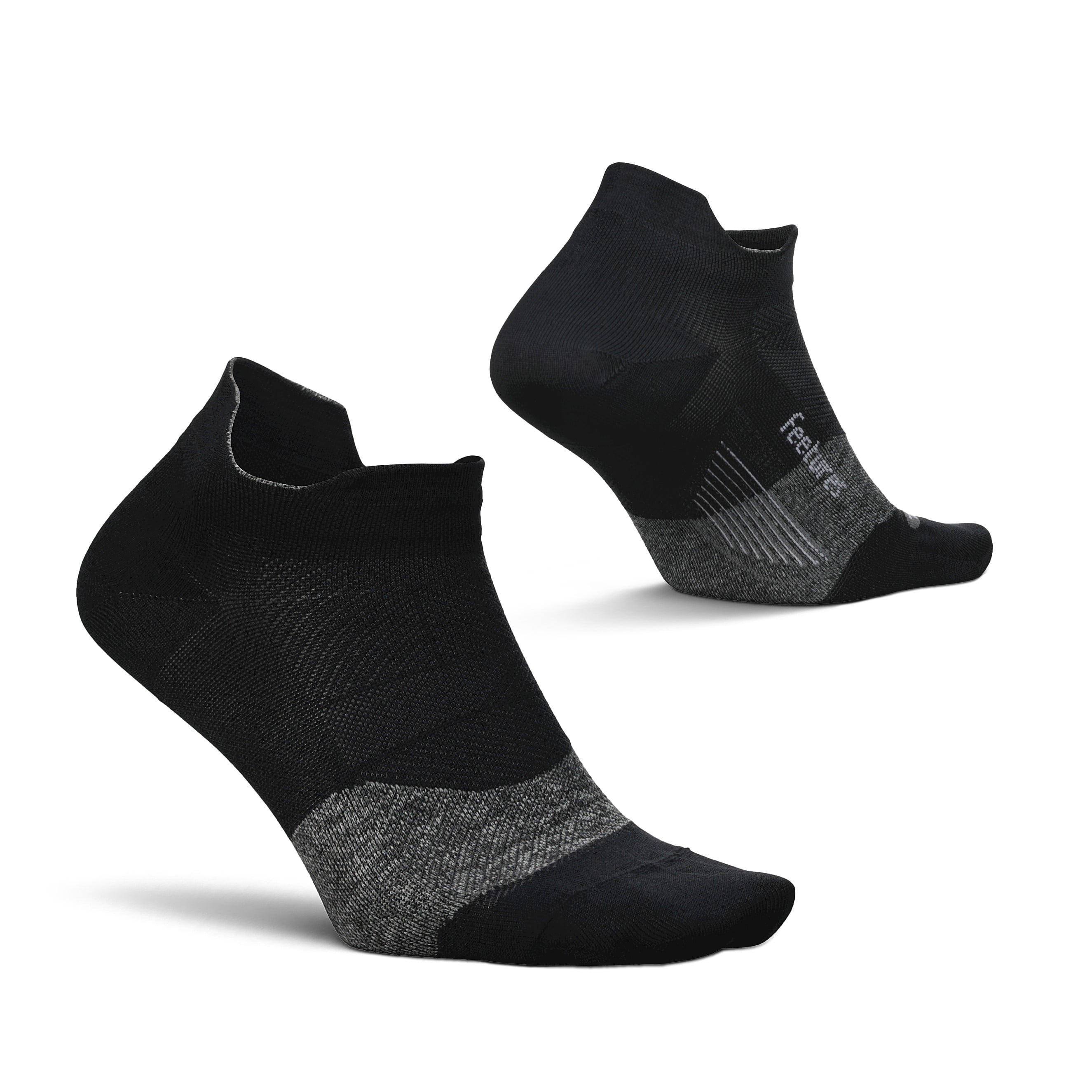 Feetures Calzini Con Supporto Arco Per Fascite Plantare, Ultra Light Cushion, Quarter. Allevia Il Dolore Al Tallone, Taglia S, Nero. - 6