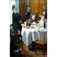thumbnail image 3 of Monet, Claude 17x24 Black Modern Framed Museum Art Print Titled - The Luncheon (1868), 3 of 5