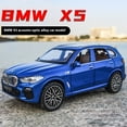 thumbnail image 2 of 1:32 BMW X5 SUV Alloy Car Diecast Model Sound & Light Pull Back Toy Computer Desktop Ornaments Miniature Collectible Model Toy, 2 of 8