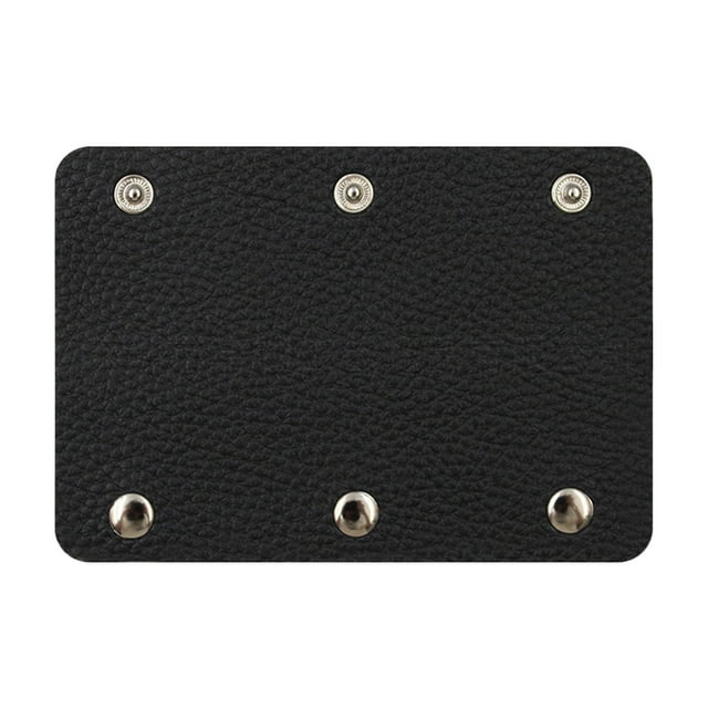 relayinert Detachable Leather Handle Simple Structure For Convenient Bag Bag Anti Strangulation Leather Handle Black