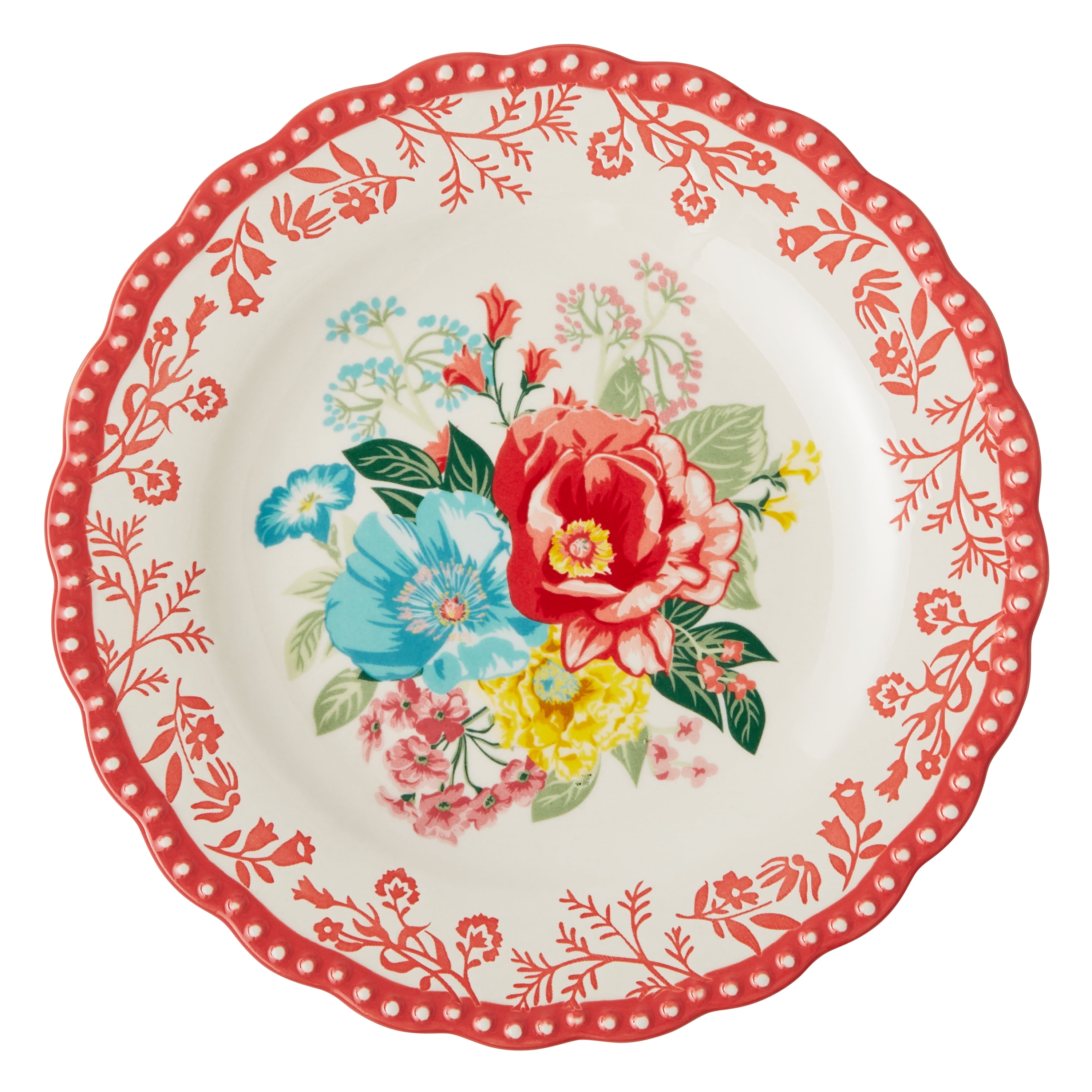 The Pioneer Woman Fancy Flourish Stoneware 12 Piece Set