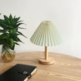 thumbnail image 2 of Japanese Style Pleated Lampshade E27 Ceiling Light Shade Standing for Living Room   Beige, 2 of 8