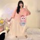 thumbnail image 3 of Pijamas de una pieza para mujer, ropa de dormir bonita, albornoz de rizo, vestidos largos para mujer, bata de Manta, bata Sexy, 3 of 3