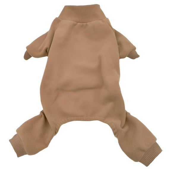 TELOLY 1Pcs Dog Pajamas,Velvet Dog Sweaters for Small Dogs Girl,Dog Vest,Brown,Xs