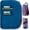 Blue, variant on Inflatable Stadium Seat Cushion - Self-Inflating Memory Pad for Long Flights, Camping, Office, & Outdoor - Portable Bleacher Chair Cushion for Long Sitting Comfort (Grey)