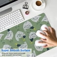 thumbnail image 4 of Long Mouse Pads for Desk,Green Chicken Pattern Desk Mats on Top Of Desks, Desk Mouse Pad Extra Large with 3mm Non-Slip Base and Stitched Edge for Gaming,Office,Work,Home 31.5x11.8in, 4 of 5