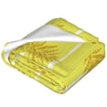 thumbnail image 4 of Bingfone Gold Pineapple Print Flannel Fleece Blanket Throw Blanket For Bed,Sofa,Couch,Travel,Camping(40"X30"), 4 of 9