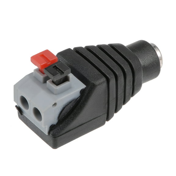 Uxcell 5.5x2.1mm Female DC Power Spring Terminal Adapter