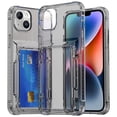 thumbnail image 1 of Funda TEKKU TPU Tarjetero para iPhone 15 PLUS Humo, 1 of 6