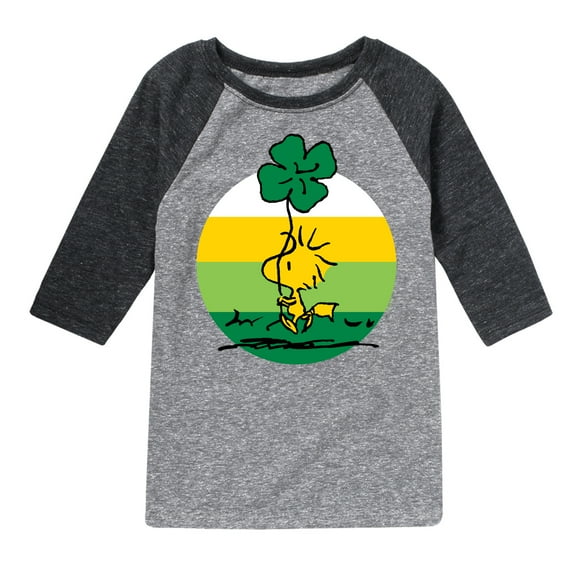 Woodstock Shamrock - Toddler And Youth Raglan Graphic T-Shirt