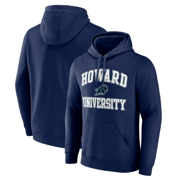 Men's Navy Howard Bison Campus Team Pullover Hoodie