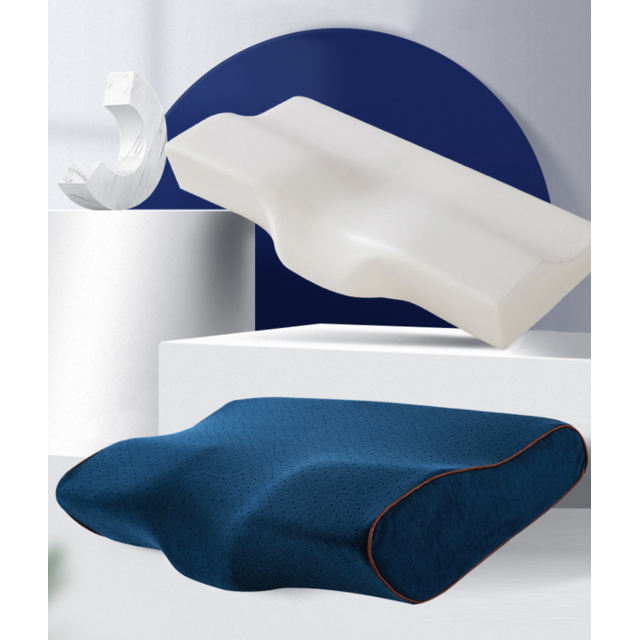 Cervical Neck Pillow Contoured Orthopedic Memory Foam Soft for Much Better Sleep