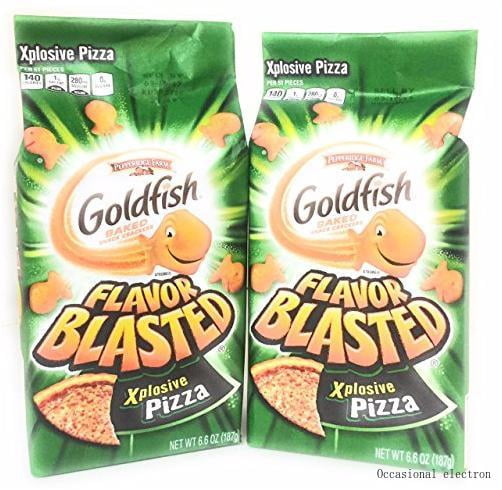 Goldfish, Flavor Blasted Xplosive Pizza, 2 Pack - 2- 6.6 Oz Bags ...