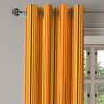 thumbnail image 2 of Ambesonne Abstract Grommet Curtain, Vibrant Vertical Lines, 50" x 96", Orange Marigold Burgundy, 2 of 6