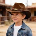 thumbnail image 2 of WXFAZCVU Cowgirl Hat Western Cowboy Hats Straw Wide with Shapeable Brim Sun Hat Going Out Size 3-8 Years, 2 of 3