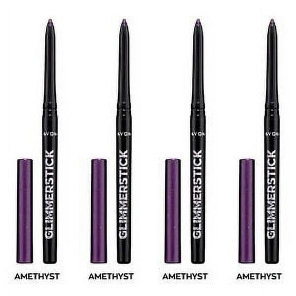 NEW Avon Glimmerstick Retractable Diamonds Eyeliner - AMETHYST 0.35 g / SET OF 4