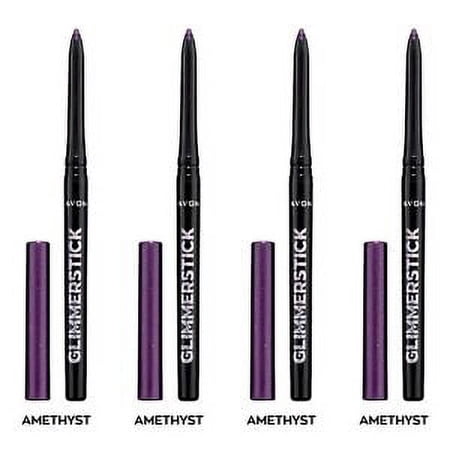 NEW Avon Glimmerstick Retractable Diamonds Eyeliner - AMETHYST 0.35 g / SET OF 4