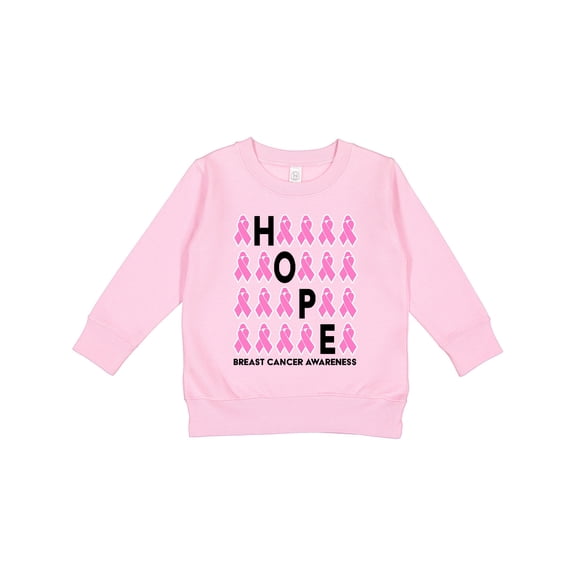 Inktastic Hope Breast Cancer Awareness Toddler Sweatshirt