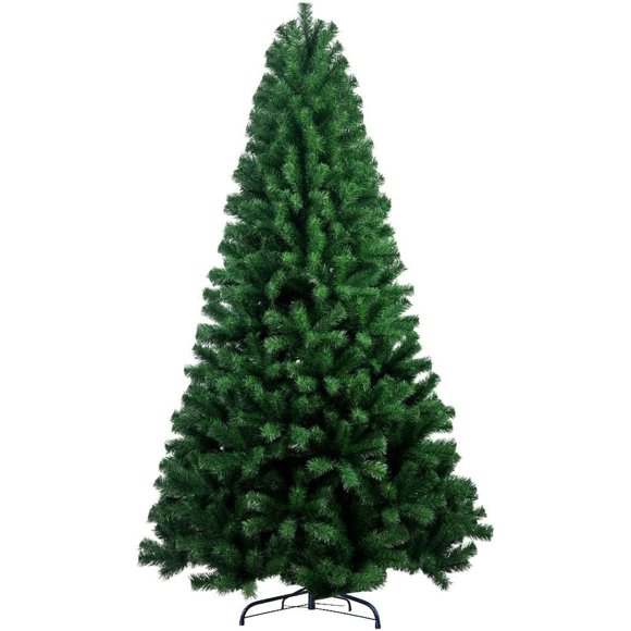 7.5ft Premium Artificial Hinged Christmas Tree, 1500 Branch Tips, Realistic Appearance, Spruce by STARPOINT Celebrations Xmas