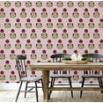 thumbnail image 5 of S4Sassy Peel and Stick Walls Covering, Floral Bud Print - Asian Style Wall Mural, Instant Walls Makeover for Bathroom, Laundry Room, Closet Interior - Self-Adhesive Wallpaper Vinyl - Pink, 25"x120", 5 of 9