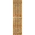 thumbnail image 5 of 21 1/2"W X 77"H Timbercraft Four 5 3/8" Boards Joined Board-N-Batten Shutters, Rough Sawn Western Red Cedar (Per Pair), 5 of 13