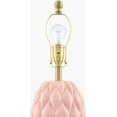 thumbnail image 3 of Livabliss Table Lamps, 22" Cagli Cottage Bedside Nightstand Table Lamp for Bedroom Living Room Office, Pink Body with White Shade (22"H x 14"W x 14"D), 3 of 5