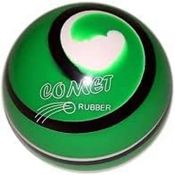 BuyBocceBalls New Listing - EPCO Candlepin Bowling Ball- Single - Comet Rubber - Green with Black & White (4 1/2 inch- 2lbs.6oz.)