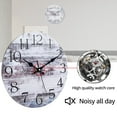 thumbnail image 3 of SKYCARPER Silent Non Ticking Battery Operated Wall Clock, Vintage, 3 of 9