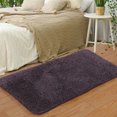 thumbnail image 2 of Soft Fluffy Shag Area Floor Rug Carpet for Living Room Purple 2'7" x 5'2", 2 of 8