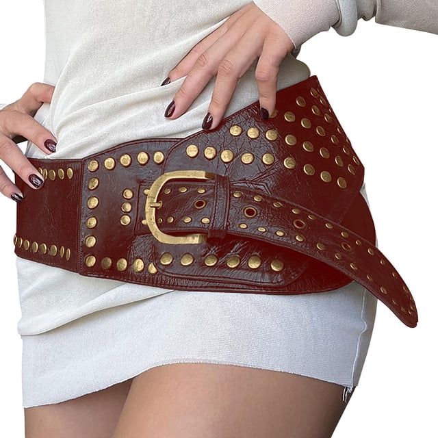 Fashionable Street Trend Belt With Waistband And Versatile Texture Belt For All Seasons