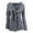 Dark Gray, variant on Women Loose Tee Short Sleeve Round Neck Tassel Tunic Tops 4235