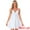 White, variant on DARING DIVA Sequin Backless Dress with Spaghetti Straps XS Hot Pink