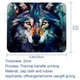 thumbnail image 5 of Wolf Square 8.3x9.8 Inch Non-Slip Rubber Bottom Printed Desk Mat Gaming Mousepad Mouse Mat for Office and Gaming, 5 of 6