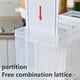 thumbnail image 4 of Dispensador de Cereales Bsvklp 6 Rejillas Cubo Grano Hermético Almacenamiento Alimentos, 4 of 9