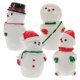 thumbnail image 1 of 8 figuras de muñeco de nieve en miniatura de resina para decoración del hogar y fiestas., 1 of 7