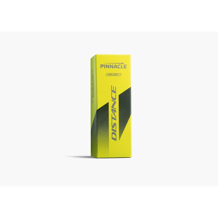 Pinnacle, Distance Golf Balls, 15pk, Yellow, High Energy Core