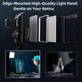 thumbnail image 4 of Kit de 2 luces LED para video Dazzne bicolor regulables de 16 W, 4 of 7