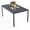 Wood Grain Rectangular, variant on AECOJOY 39.4" Square Patio Dining Table for 4, Outdoor Dining Table with 1.6" Umbrella Hole, All-Weather Resistant Metal Tables for Patio Lawn Deck Backyard Garden Poolside (Dark Grey)