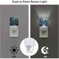 thumbnail image 3 of SKQIT Sea Turtle Decorative Night Light, Dusk to Dawn Smart Sensor Nightlight for Bedroom Bathroom Hallway Stairs Hallway, Plug-in, Energy Efficient Decor Desk Lamp Gifts, 3 of 6