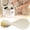 Yellow, variant on Standing Shell Shaped Rice Spoon for Home & Restaurant Use-Yellow