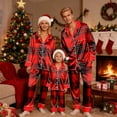 thumbnail image 5 of shqvo Christmas Family Pajamas Matching Sets 2-Piece Sleepwear Pjs for Couples Family Christmas Jammies Sleepwear Set Couples Matching Outfits Christmas, 5 of 6