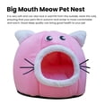 thumbnail image 2 of vnanda Dog Nest House Pet Nest Cartoon Shaped Kennel Hideout Soft Warm Comfortable Semi-closed Cats Dogs House Pet Supplies, 2 of 8