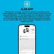 JLab Epic Sport 3 Active Noise Cancelling Earbuds, True Wireless, Black, Earhook, 52+ Hr Playtime, Dual Drivers, IP66
