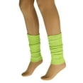 thumbnail image 5 of Cotton Leg Warmers for Women Almond Green 1 Pair Knitted Retro, 5 of 8