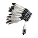 thumbnail image 3 of de plumas artificiales de sombrero indio para espectáculo de baile de disfraces de fantasía, 3 of 8