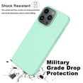 thumbnail image 4 of Ebizware for iPhone 15 Phone Case with Screen Protector, Liquid Silicone Case Cover for Apple iphone 15, Full-Body Protective Case Shockproof Slim Cover with Microfiber Lining (Mint Green), 4 of 9