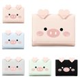 thumbnail image 2 of Womens Wallet Cute Pig Button Short Card Wallet Clutch Wallet Clutch Purse, 2 of 8