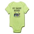 thumbnail image 1 of CafePress - My Daddy Rocks Drums Body Suit - Baby Light Bodysuit, 1 of 1